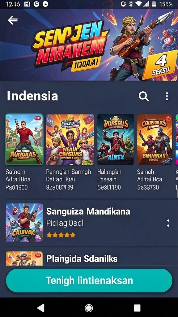 ledakgg - Karakter dan lingkungan yang penuh warna.